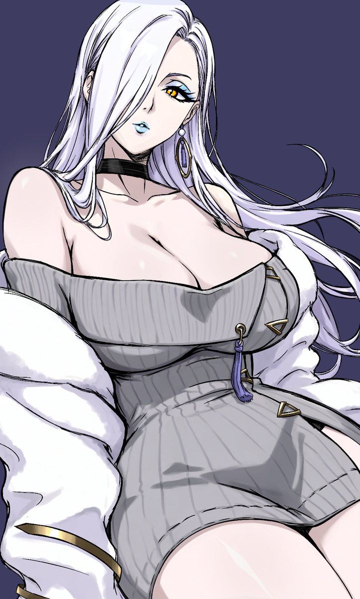 This is a pixiv picture whose title is Omi-san.