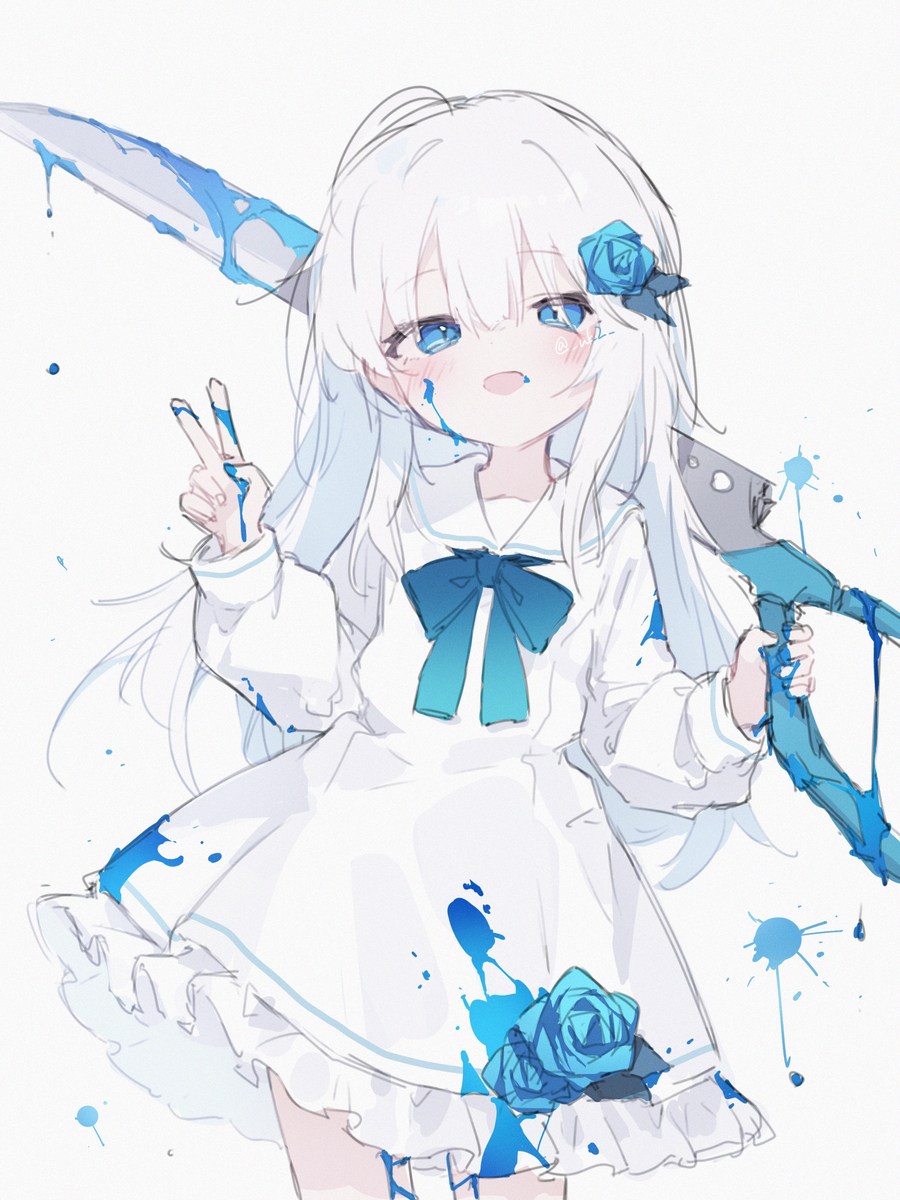 This is a pixiv picture whose title is 落描き.