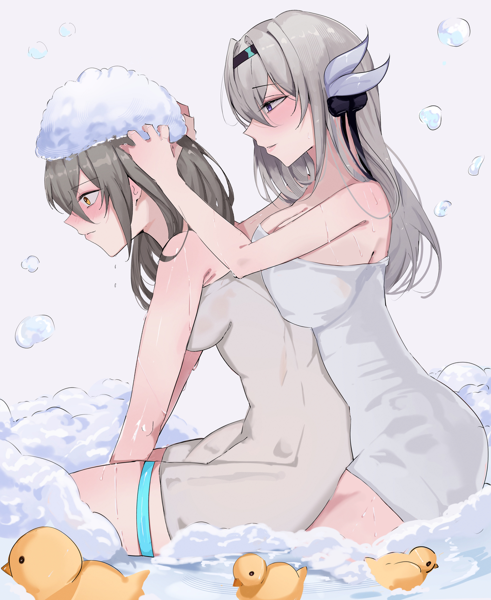 This is a pixiv picture whose title is bath.