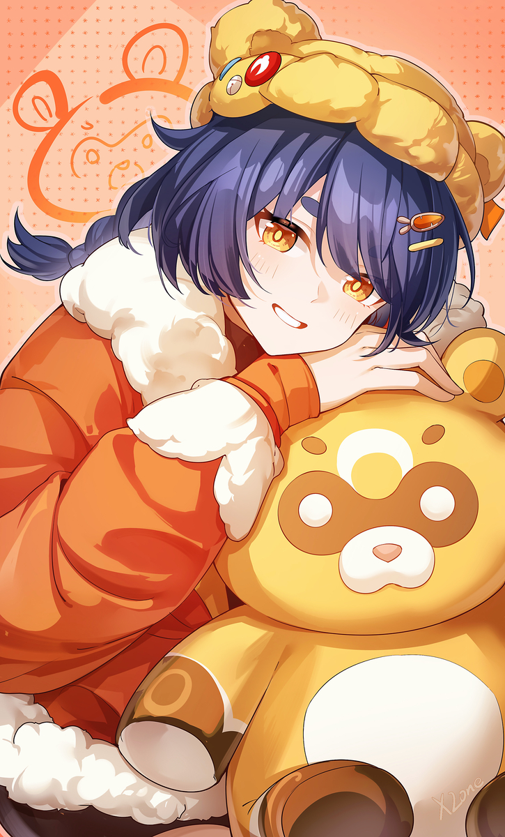 This is a pixiv picture whose title is smile.