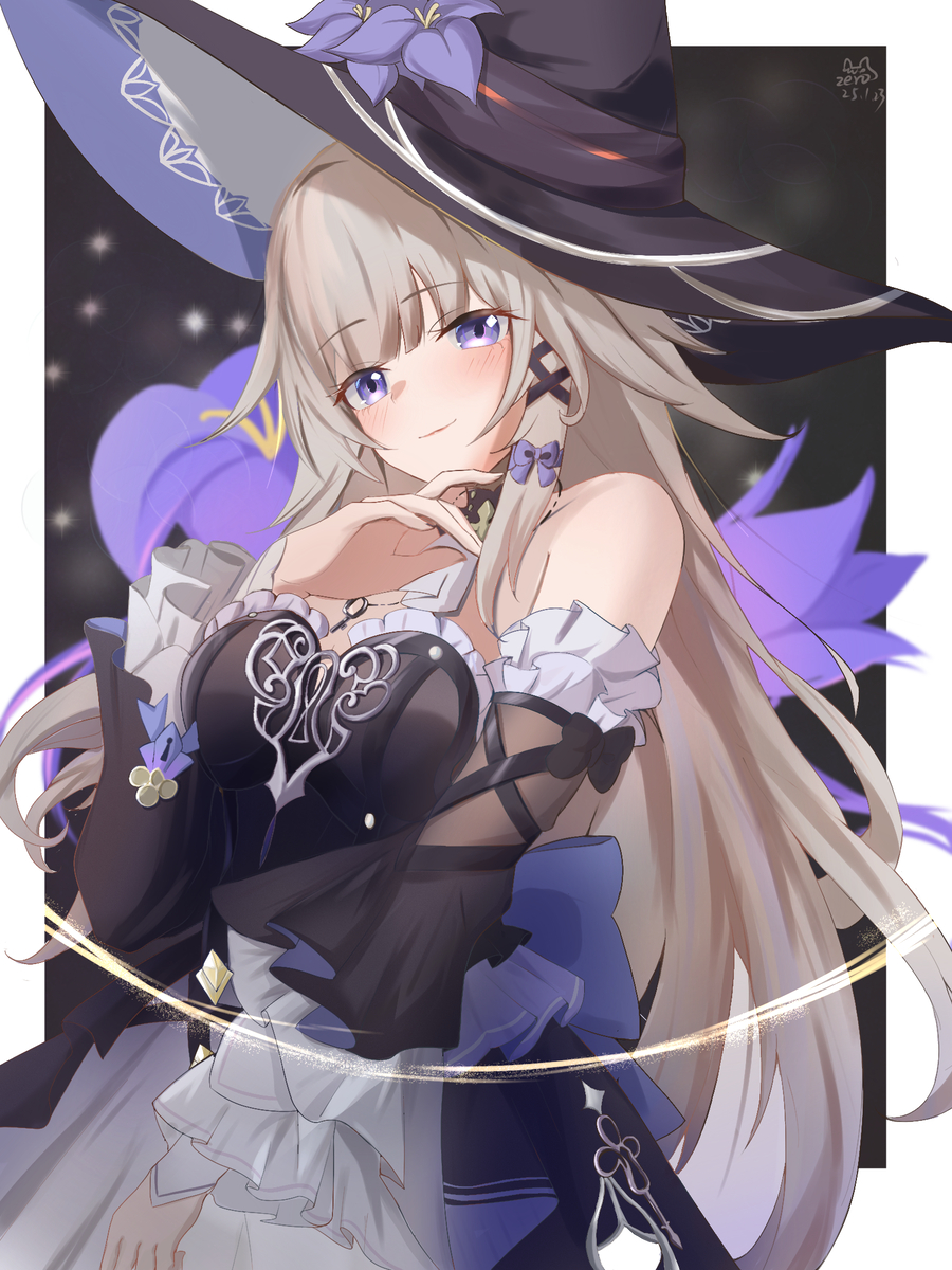 This is a pixiv picture whose title is 大黑塔女士.