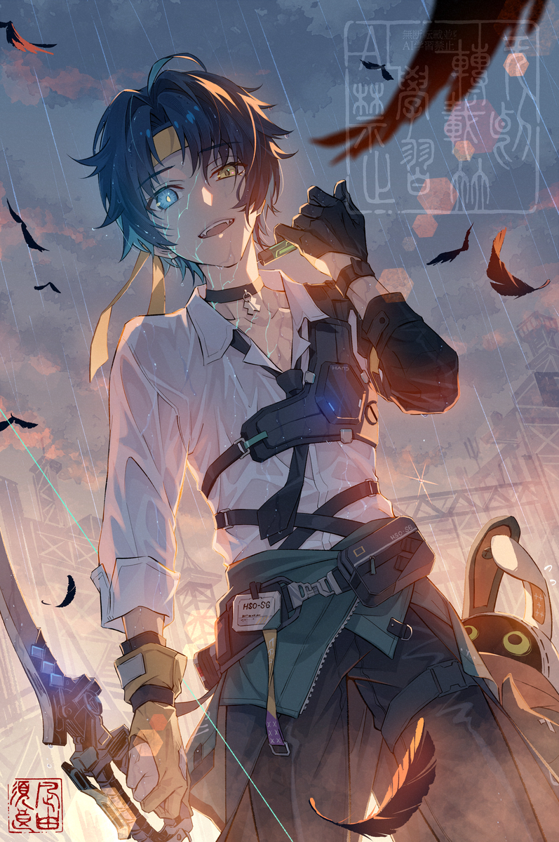 This is a pixiv picture whose title is 【 パンドラの匣 】.