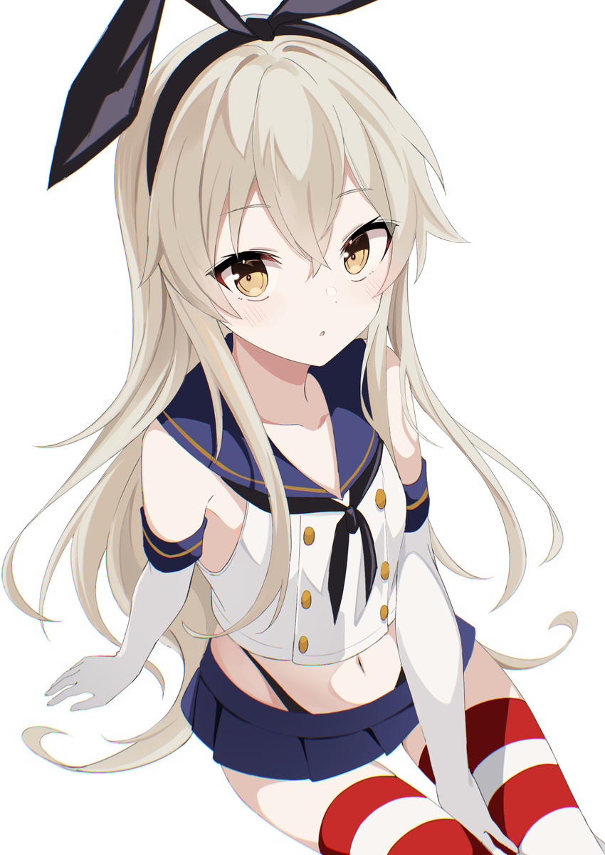 This is a pixiv picture whose title is 島風.