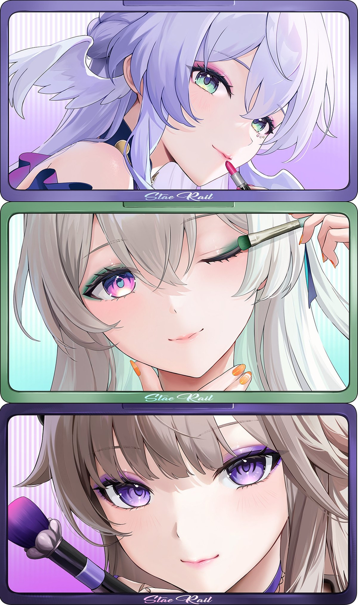 This is a pixiv picture whose title is Cosmetics.