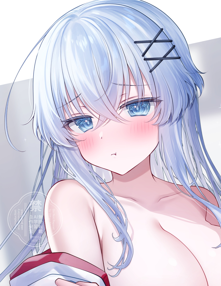 This is a pixiv picture whose title is 【今月のFANBOX絵】巫女月乃ちゃん.