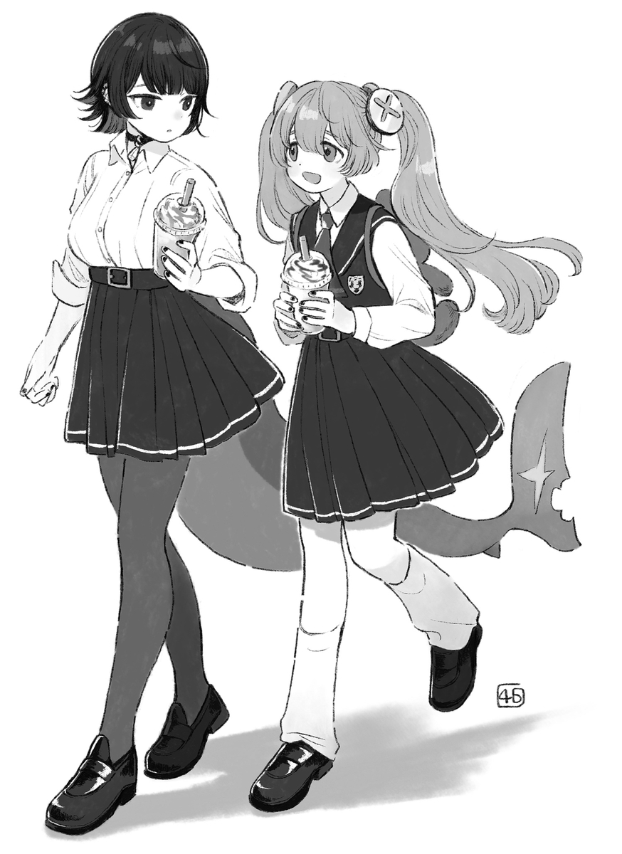 This is a pixiv picture whose title is 【ゼンゼロ】エレン制服スキン実装おめでとう@制服カリンちゃん.