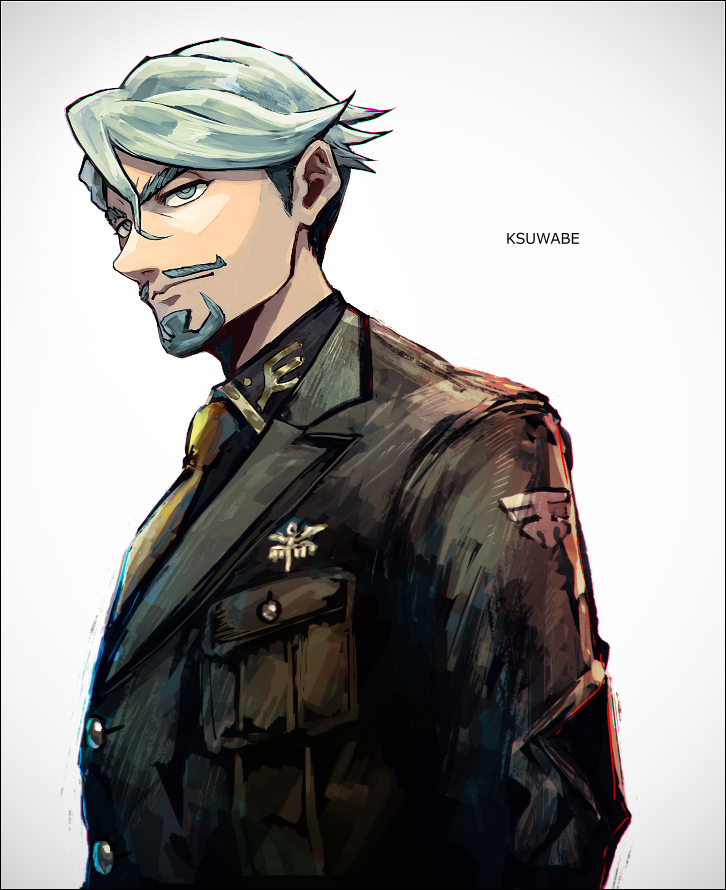 This is a pixiv picture whose title is 緑のおじさん.
