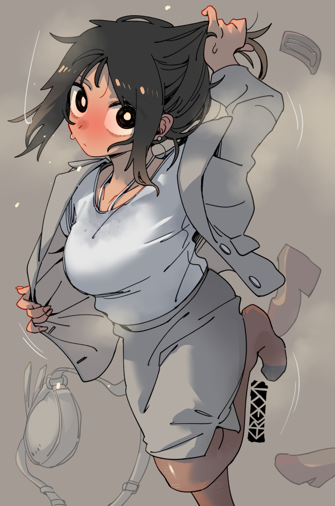 This is a pixiv picture whose title is おかえ...り！？.
