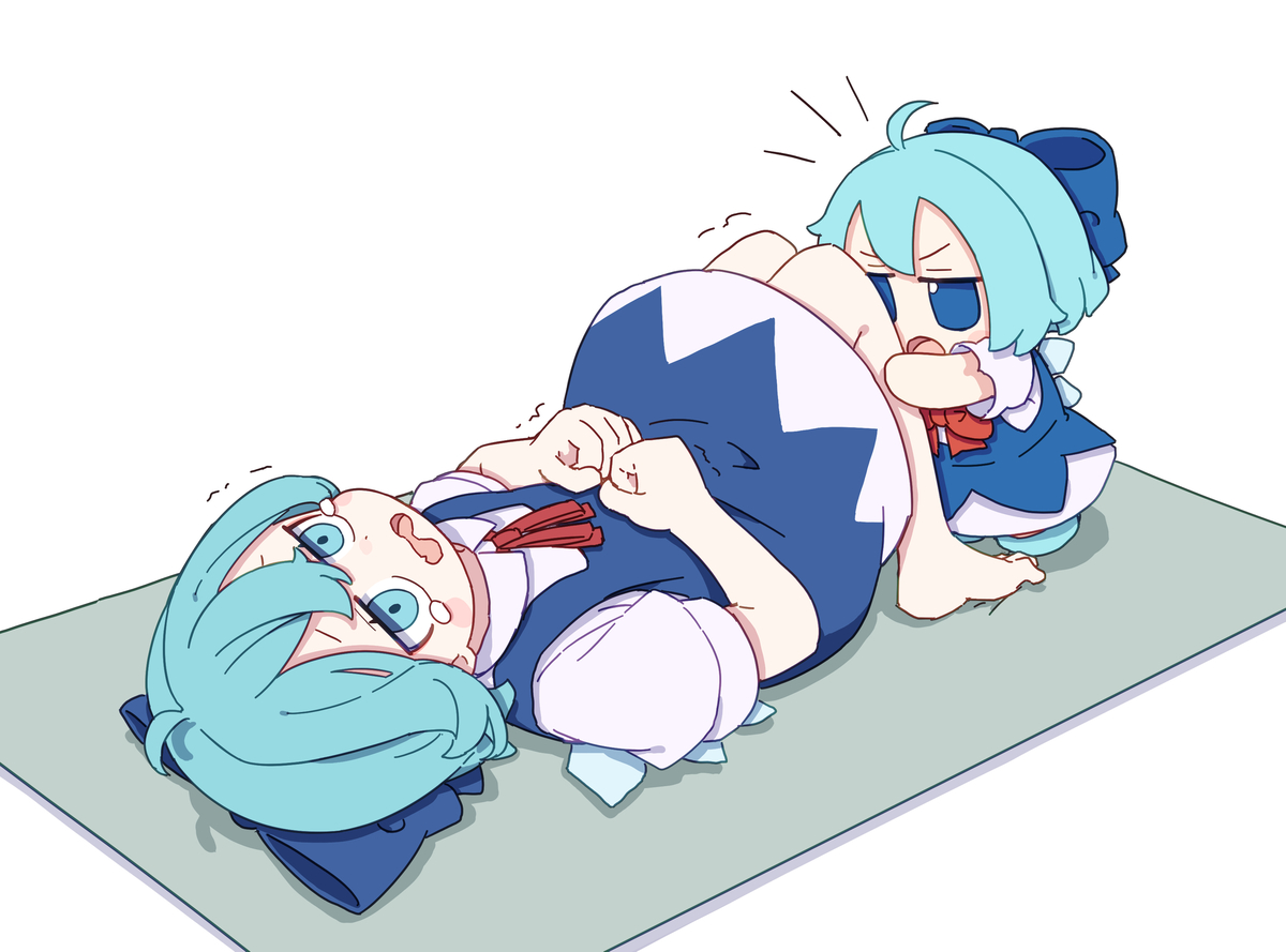 This is a pixiv picture whose title is 上体起こし.