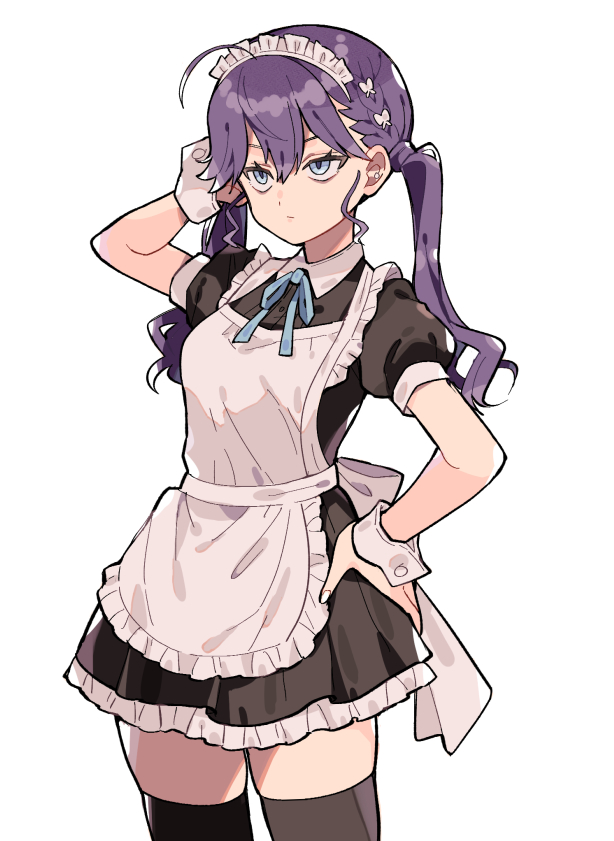 This is a pixiv picture whose title is メイド燐羽.