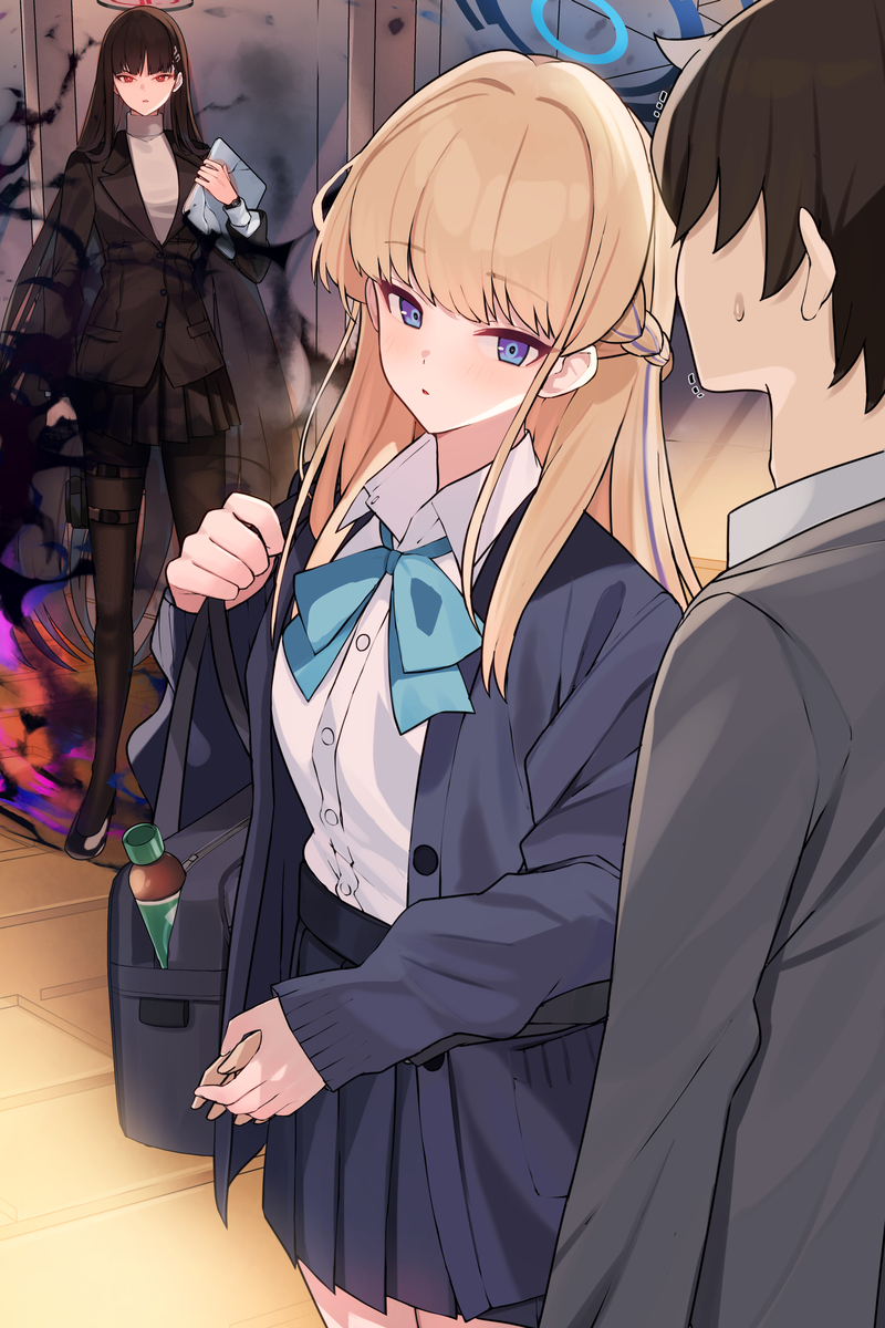 This is a pixiv picture whose title is 私の任務は先生と朝まで過ごす事です♡.