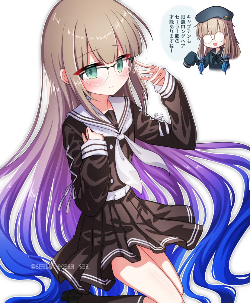 This is a pixiv picture whose title is 黒姫コスプレネモくん.