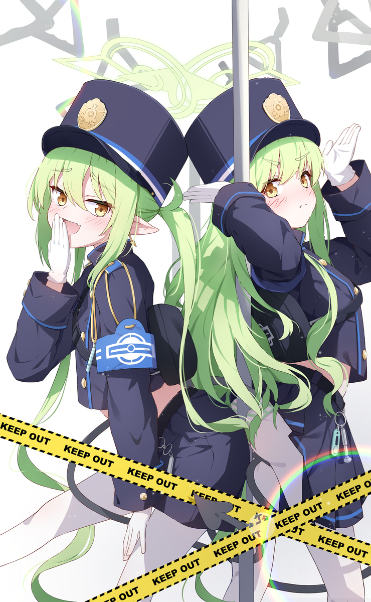 This is a pixiv picture whose title is 先生に乗させないよ~.