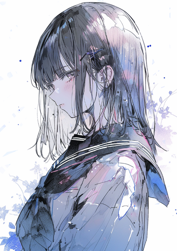 This is a pixiv picture whose title is 『cool girl』.