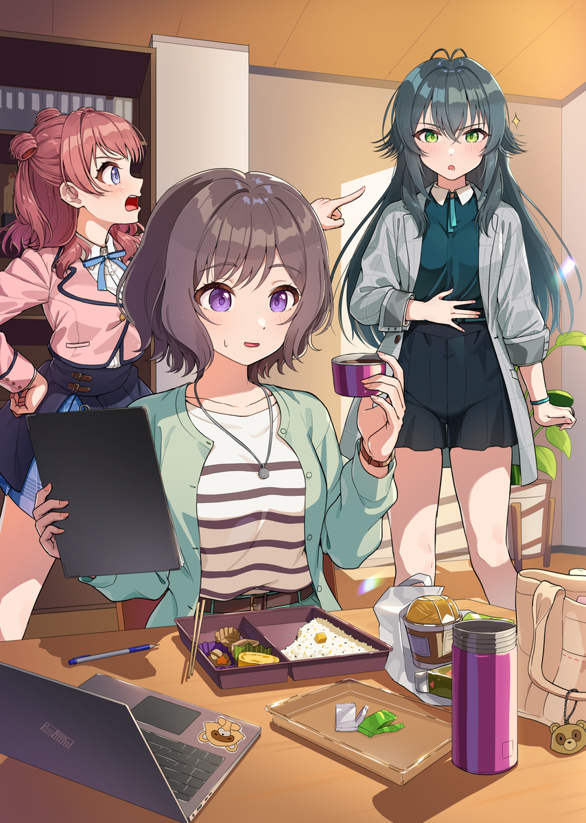 This is a pixiv picture whose title is さっき食べたじゃん！.