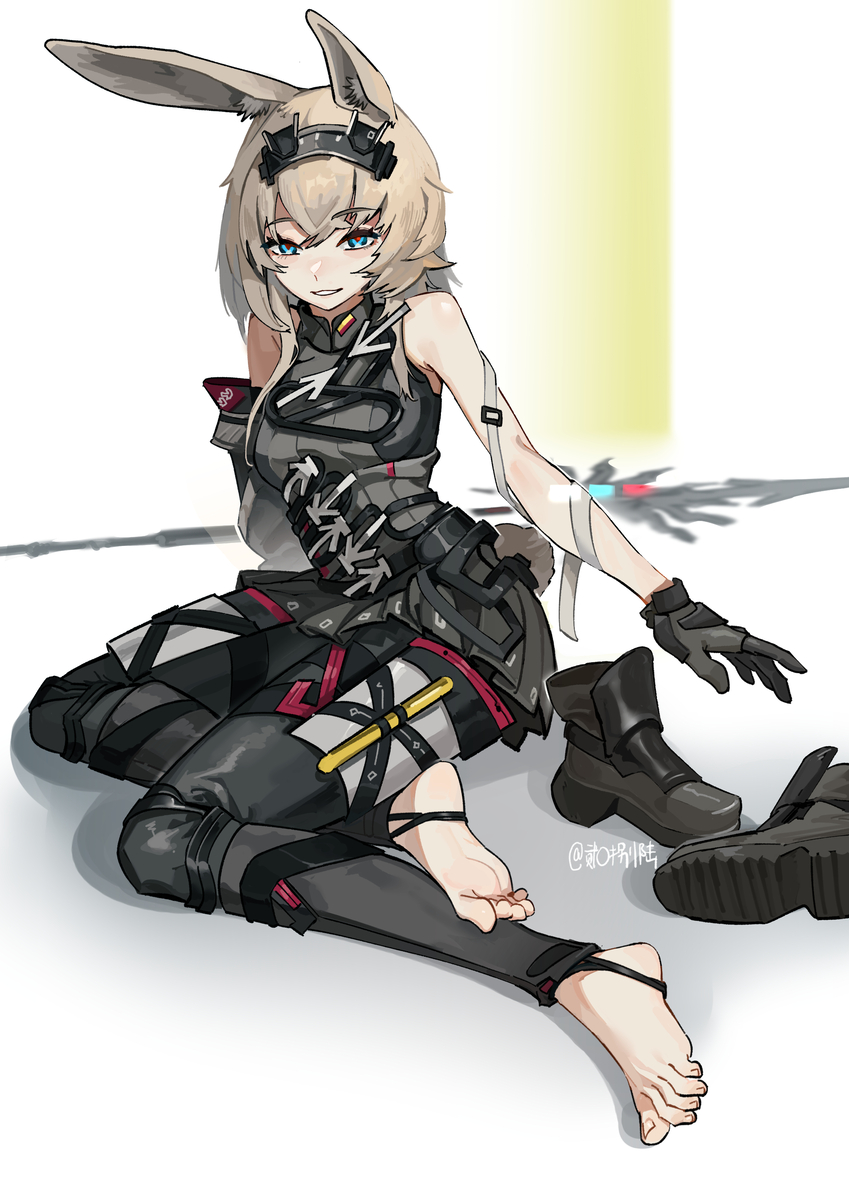 This is a pixiv picture whose title is 终末地艾维文娜.