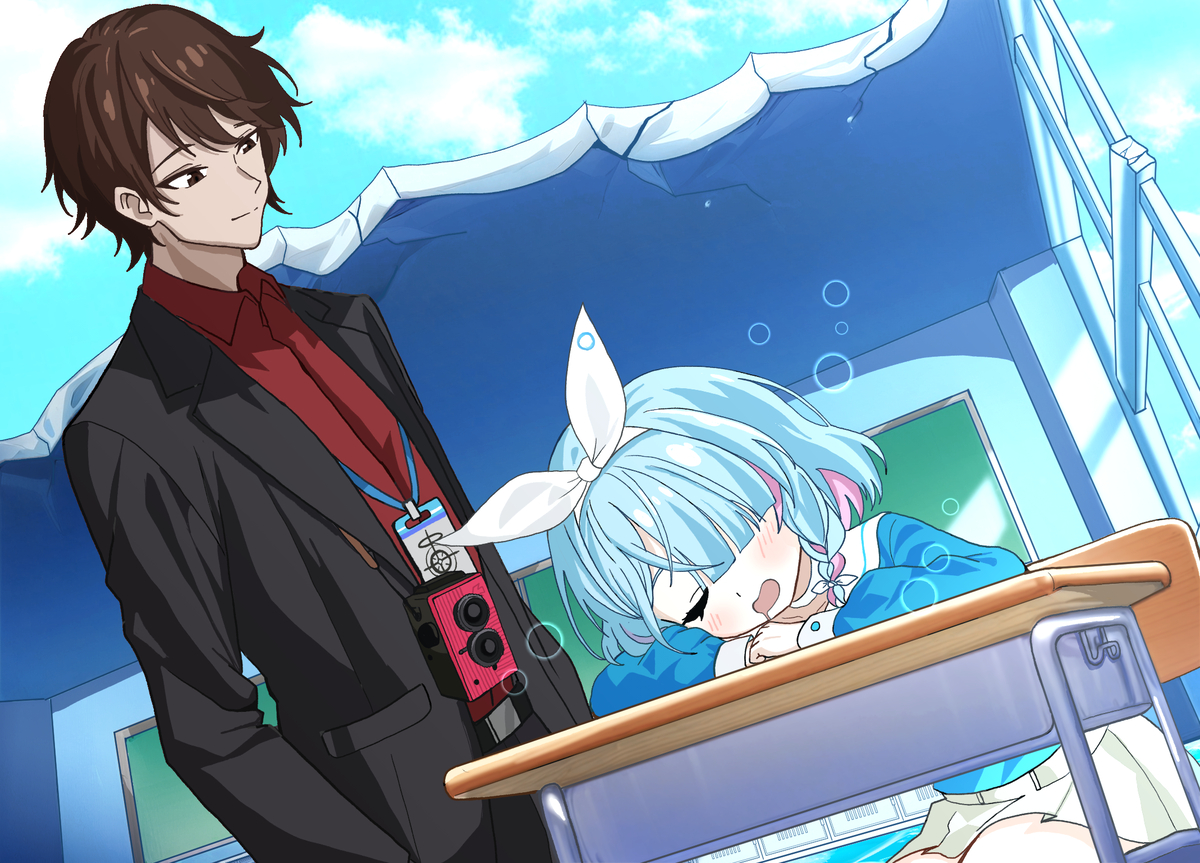 This is a pixiv picture whose title is ネットプリント『シャーレの門矢士先生概念』.
