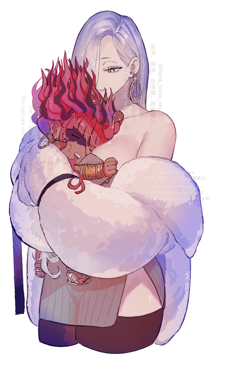 This is a pixiv picture whose title is おみぃさんとばぶザッハーク.