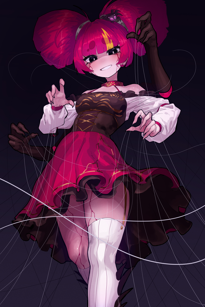 This is a pixiv picture whose title is skeb.