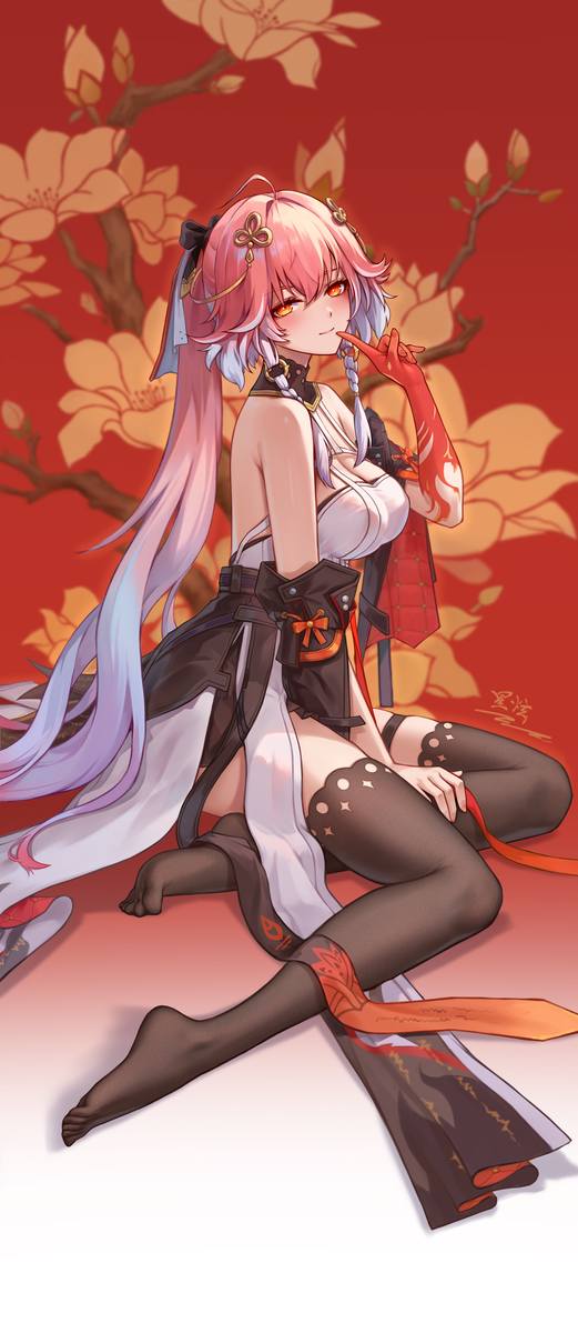 This is a pixiv picture whose title is 长离.