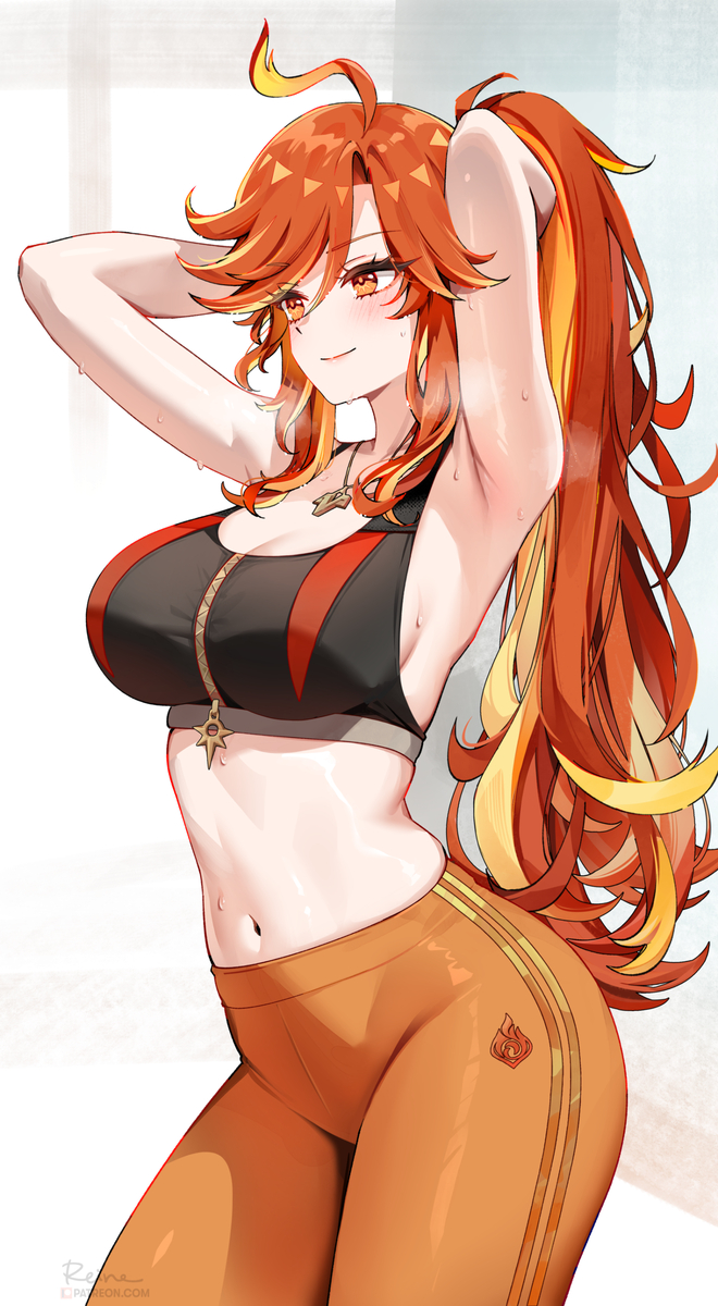 This is a pixiv picture whose title is Mavuika.