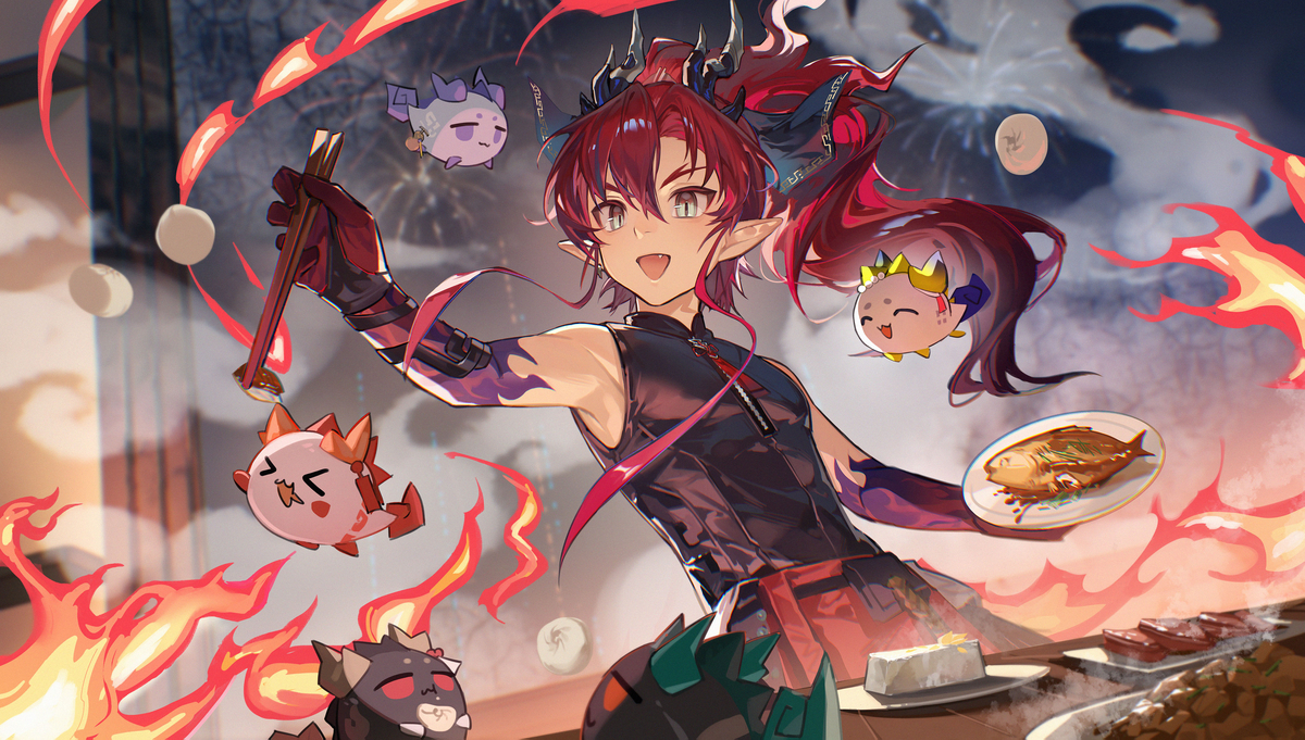 This is a pixiv picture whose title is 余.
