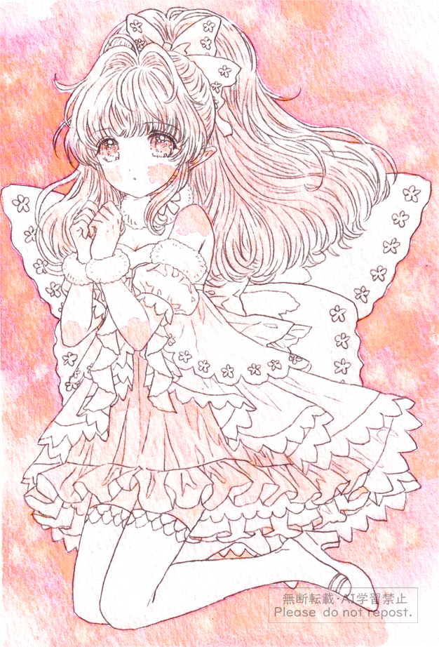 This is a pixiv picture whose title is 分離色で描いた妖精たち.