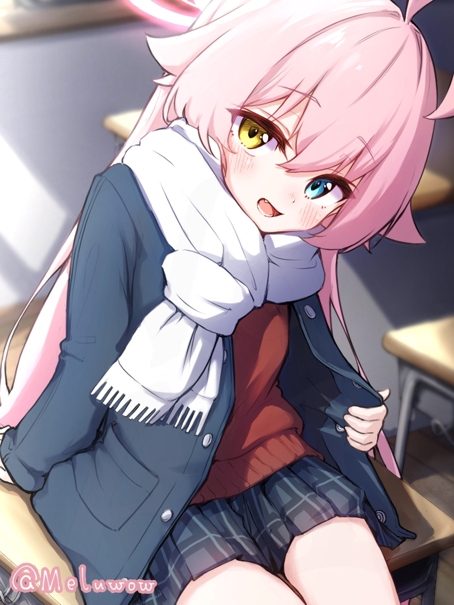 This is a pixiv picture whose title is ホシノ制服Ver..