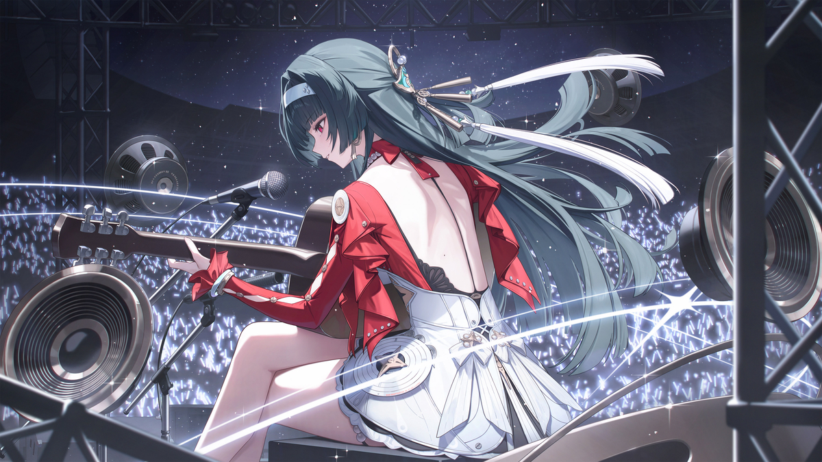 This is a pixiv picture whose title is 耀嘉音.