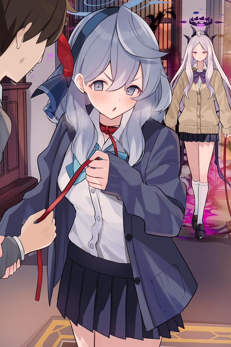 This is a pixiv picture whose title is 先生と繋がっても嬉しくありません！！.