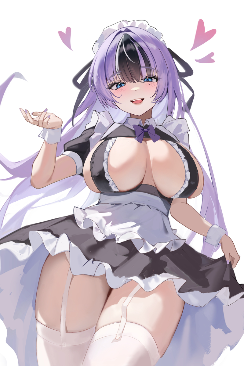 This is a pixiv picture whose title is 💜𝓜𝓪𝓲𝓭 𝓙𝓲𝓮𝓷💜.