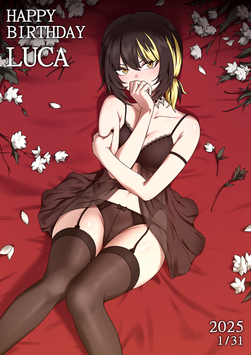 This is a pixiv picture whose title is Luca's Birthday 2025.