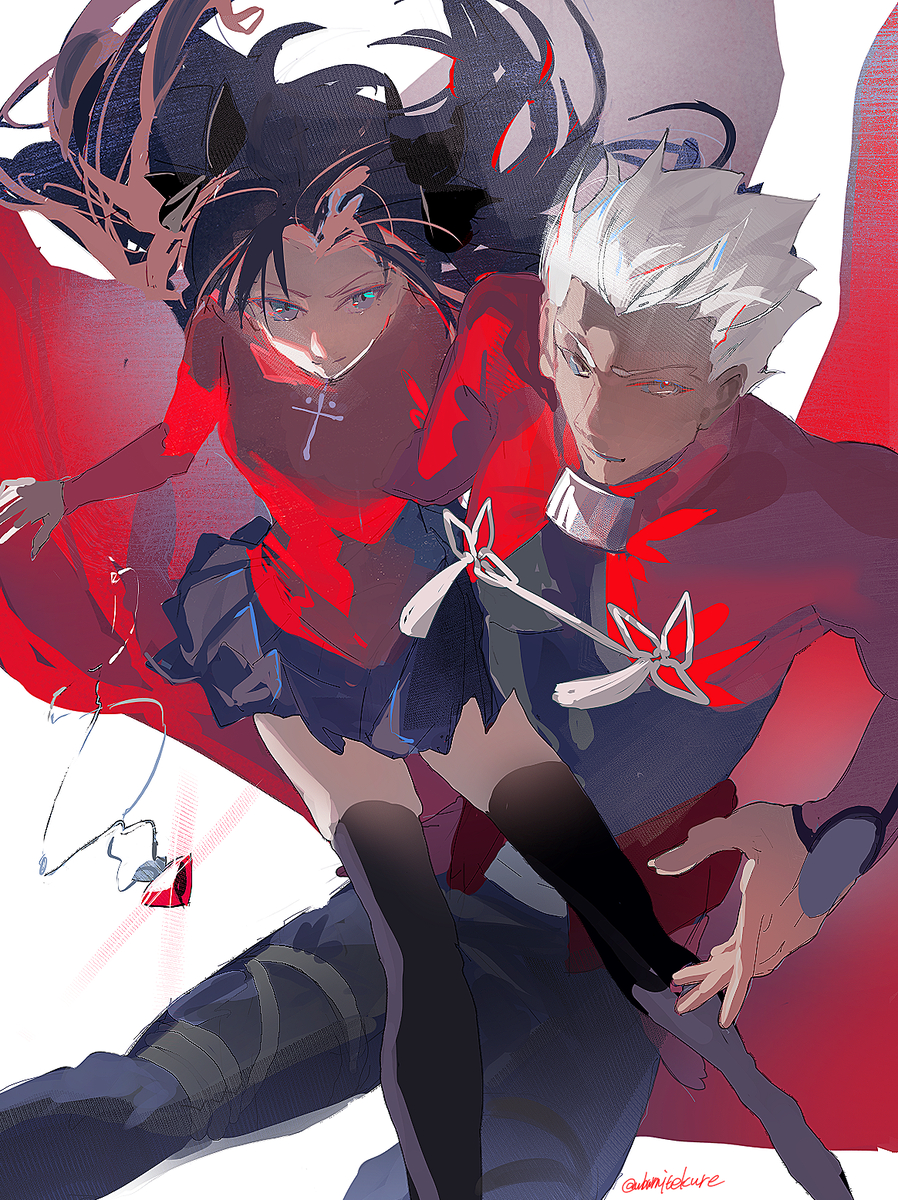 This is a pixiv picture whose title is 赤の戦友.