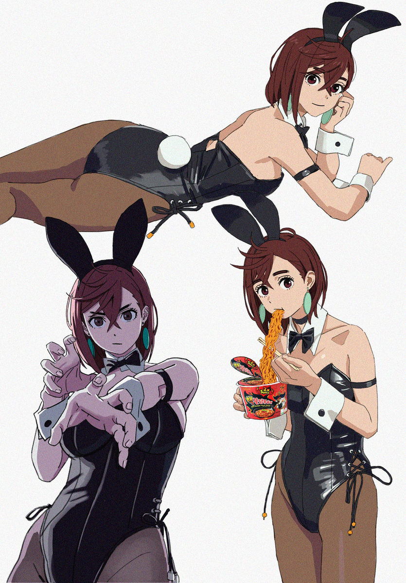 This is a pixiv picture whose title is Bunny Girl Momo.