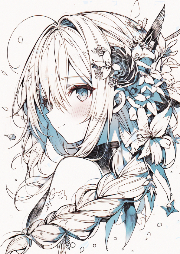 This is a pixiv picture whose title is 『doodle』.