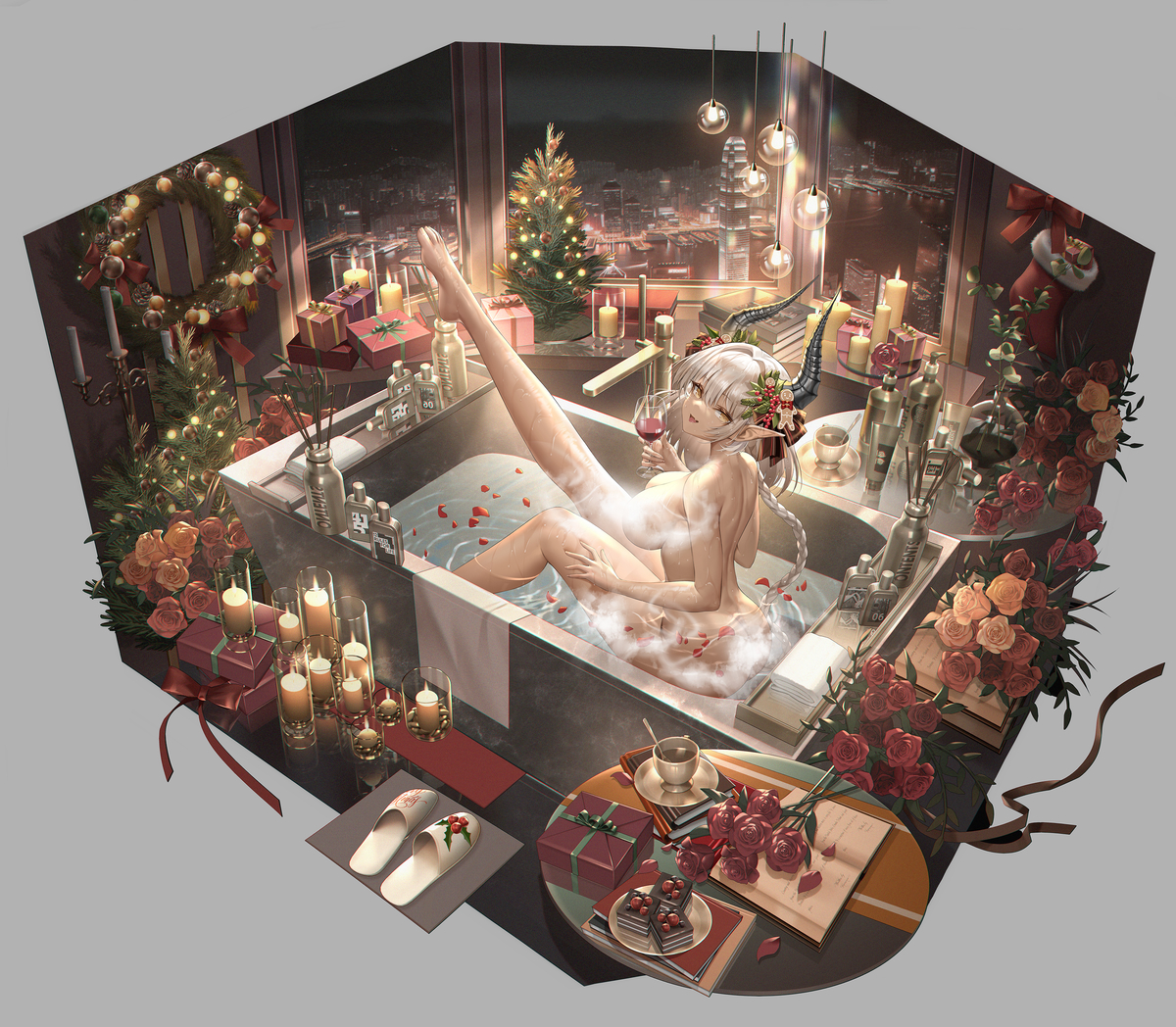 This is a pixiv picture whose title is お風呂です.