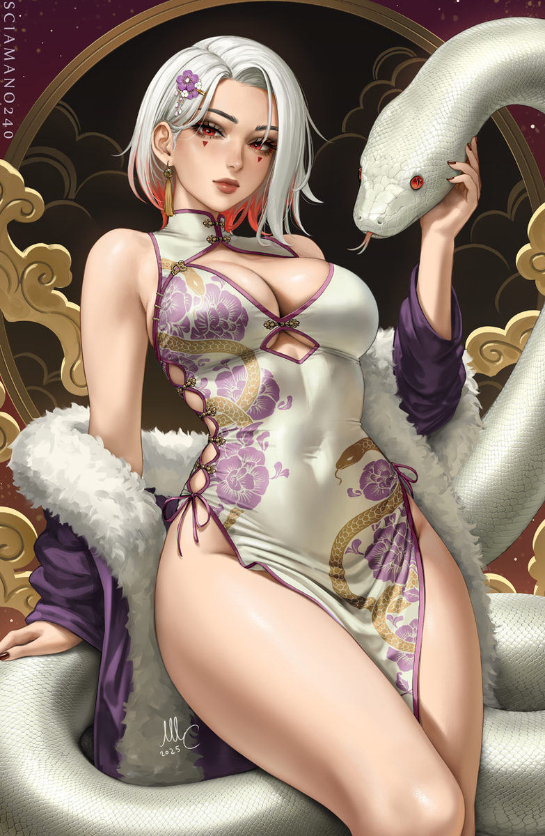 This is a pixiv picture whose title is Bianca Lunar New Year - OC.