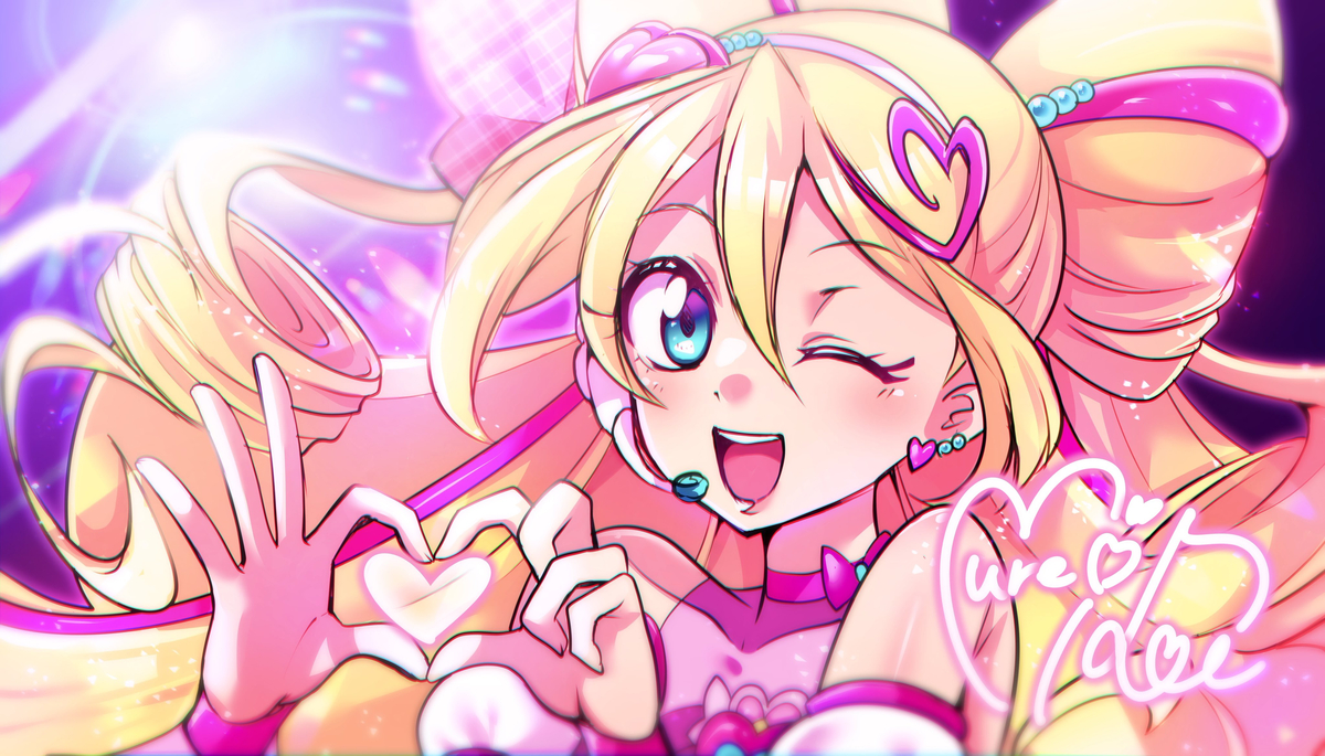This is a pixiv picture whose title is キュアアイドルさん.