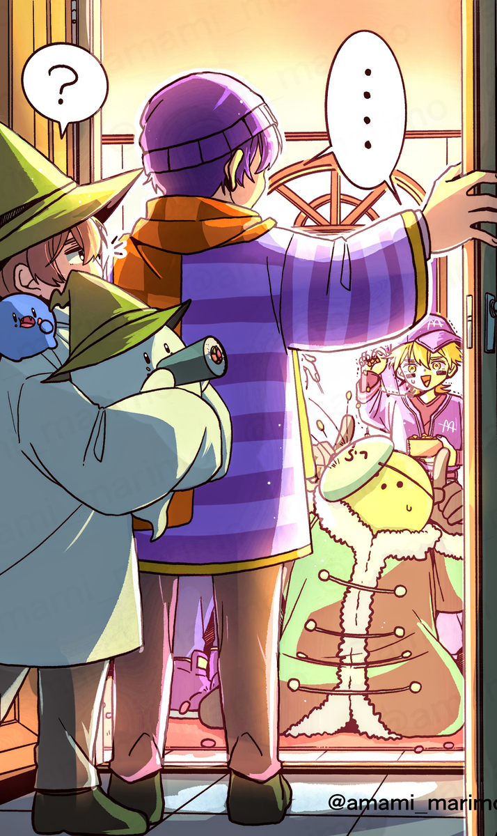 This is a pixiv picture whose title is 鬼退治.