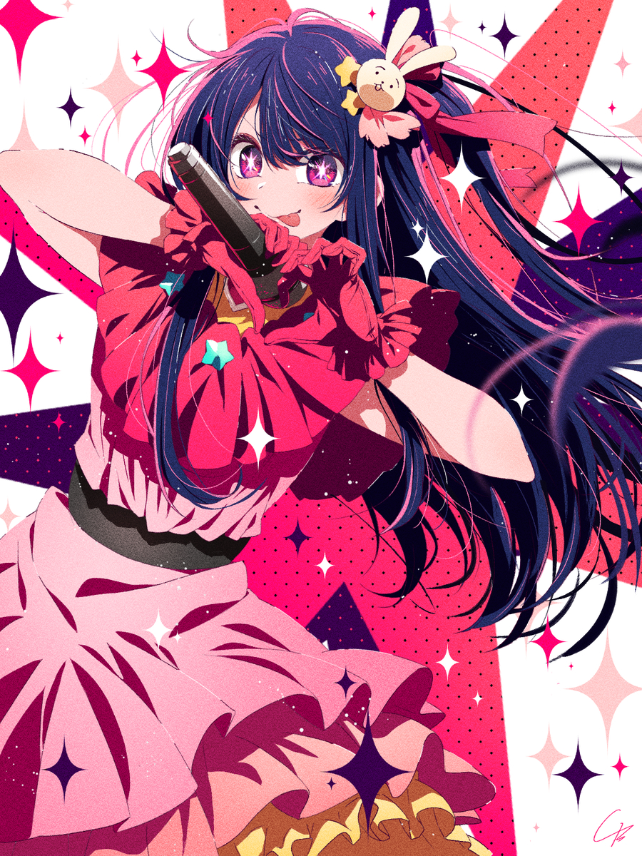 This is a pixiv picture whose title is 『🫶💕✨』.