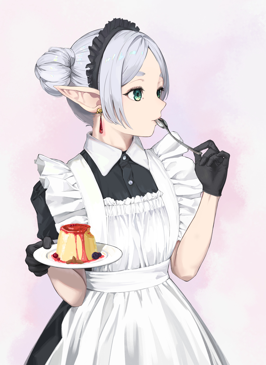 This is a pixiv picture whose title is メルクーアプリン.