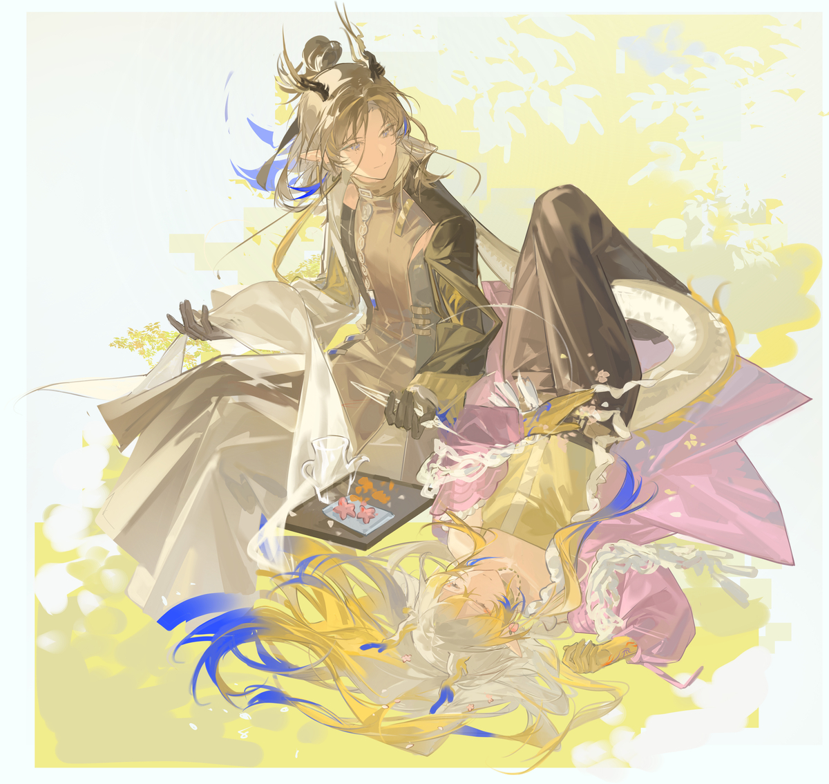 This is a pixiv picture whose title is 春日宴.