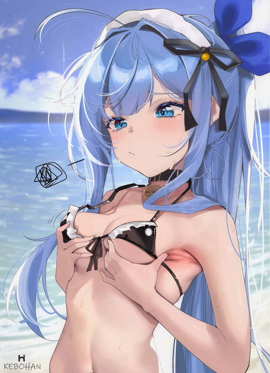This is a pixiv picture whose title is Anchor Nikke.