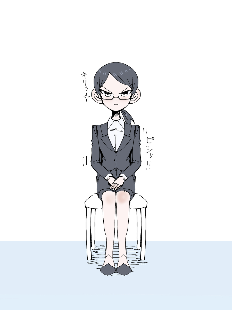 This is a pixiv picture whose title is 履歴書落書き爆乳バニーガール化お姉さん.