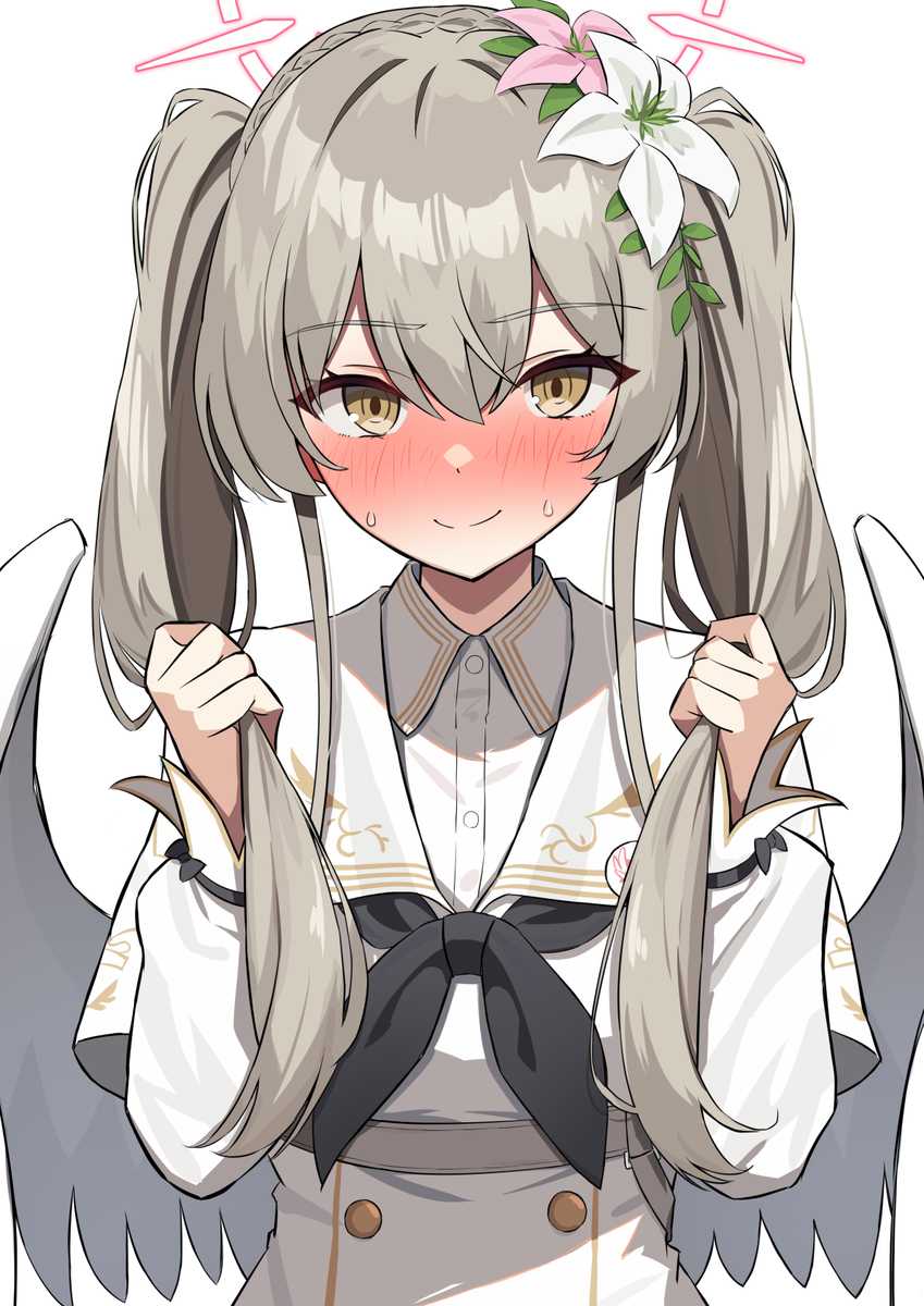 This is a pixiv picture whose title is ナギサ（ツインテール）.