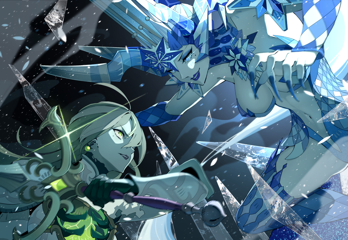 This is a pixiv picture whose title is 【AFK:ジャーニー】.