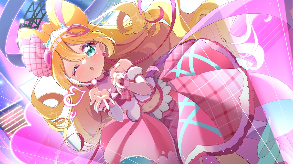 This is a pixiv picture whose title is キュアアイドル！.