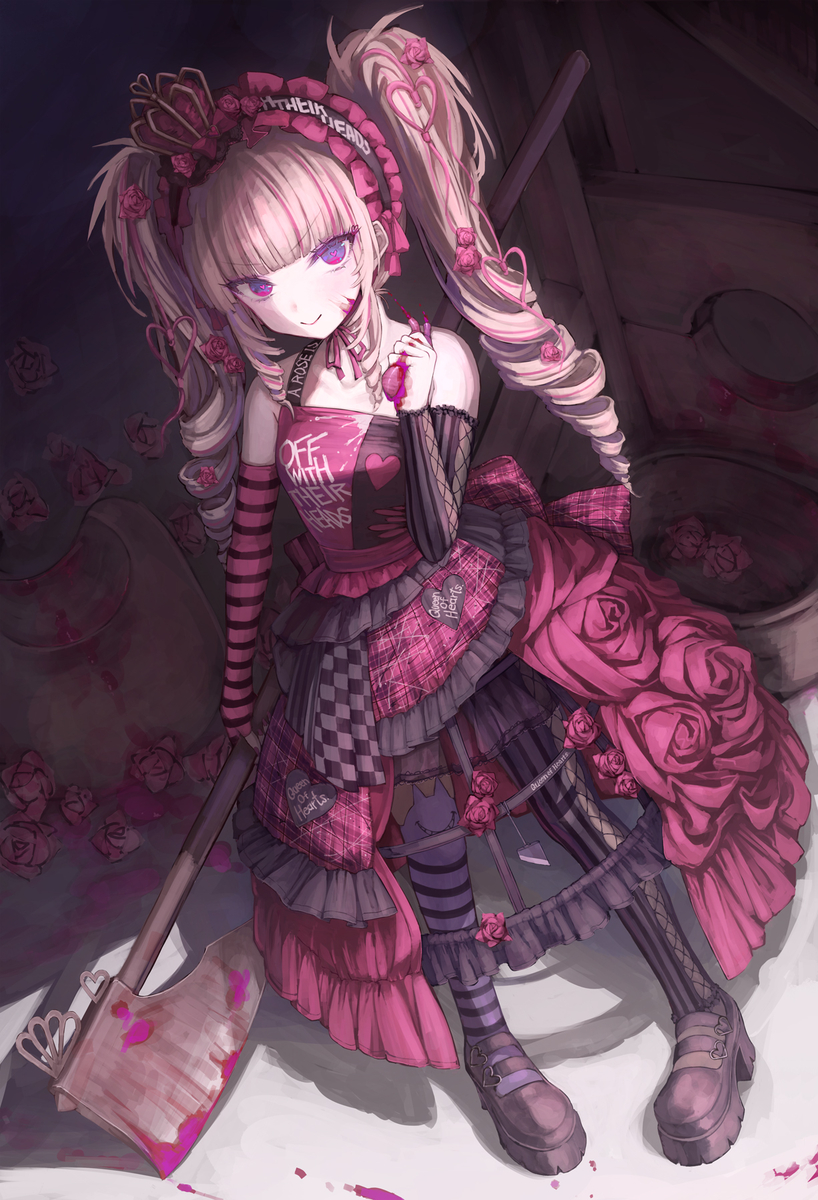 This is a pixiv picture whose title is ハートの女王様ちゃん.