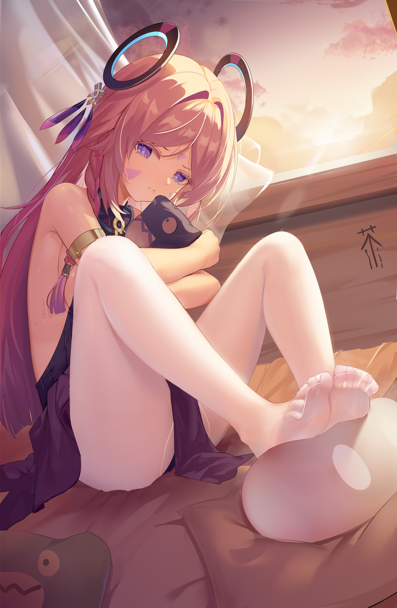 This is a pixiv picture whose title is 茜特菈莉.