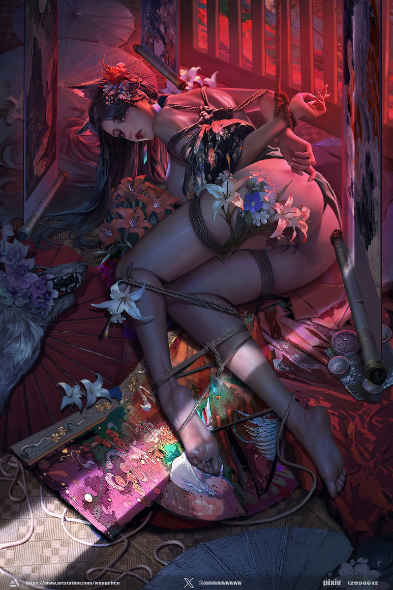 This is a pixiv picture whose title is 履上霜.